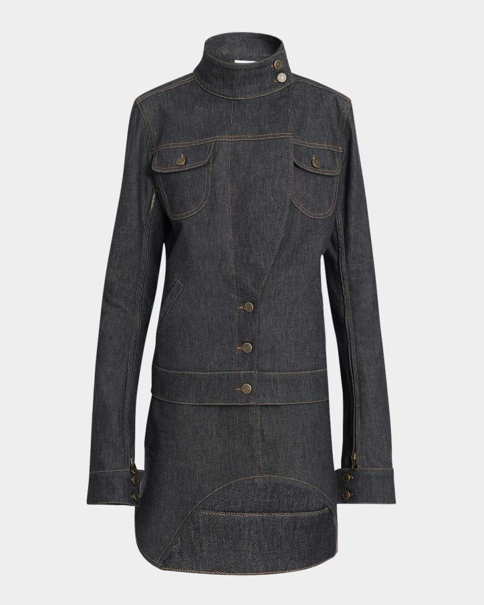 Denim Motorcycle Jacket